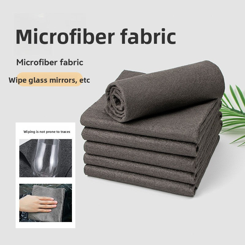 Thickened Microfiber Mirror Cleaning Cloth