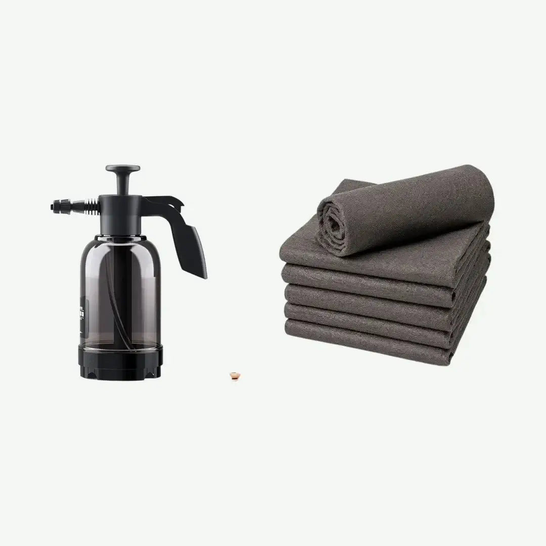 Foam Sprayer + Microfiber Cloth Combo - MotorMint