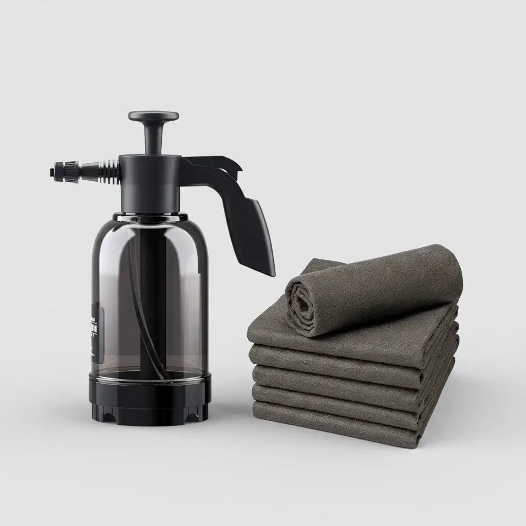 Foam Sprayer + Microfiber Cloth Combo - MotorMint