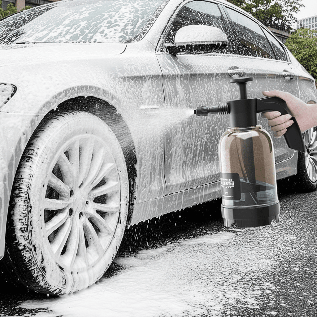 Manual Pressure Foam Sprayer for Cars - MotorMint