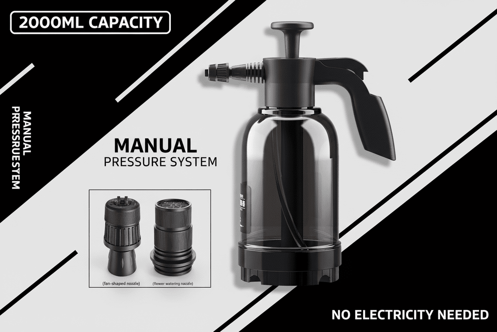 Manual Pressure Foam Sprayer for Cars - MotorMint
