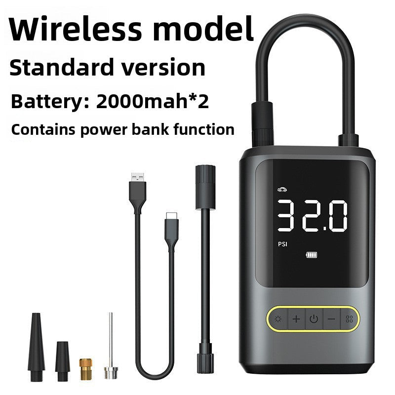 Portable Wireless Air Pump for Tires - MotorMint
