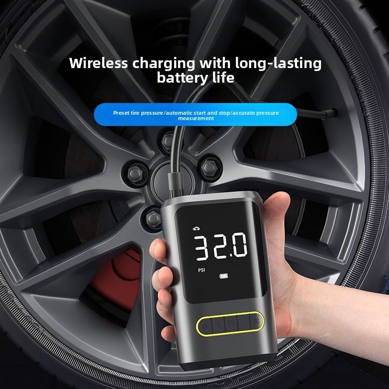 Portable Wireless Air Pump for Tires - MotorMint